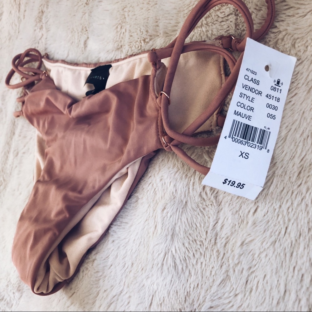NEW dusty pink LA HEARTS swim bottoms